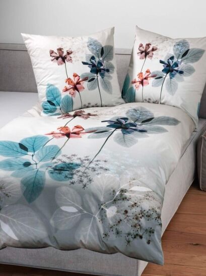 Janine pościel mako-satin Modern art  42154 grün 155x200