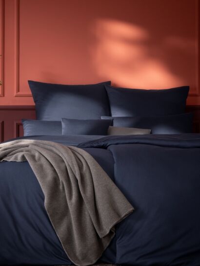 Estella mako-jersey jednolita Takoma indigo 6873 155x200