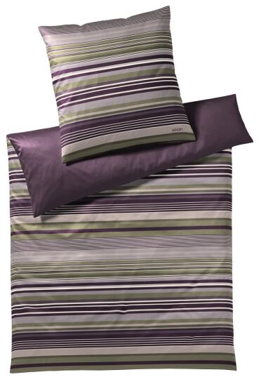Joop poszewka mako-satin Micro lines purple ivy 4099 40x80, 80x80