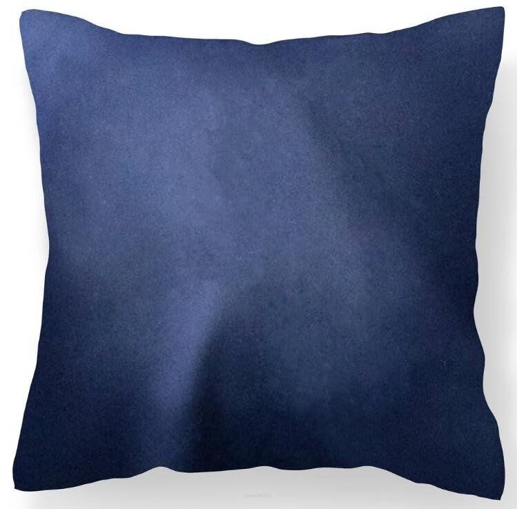 Estella poszewka schweizer satin jednolita granatowa 40x40