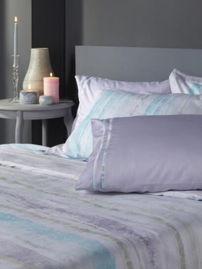 Sarev pościel satyna bawełniana Romeo fiolet 200x220