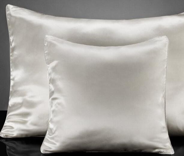 Malbery jedwabna poszewka na poduszkę perła 40x40, 40x60, 50x70, 70x80