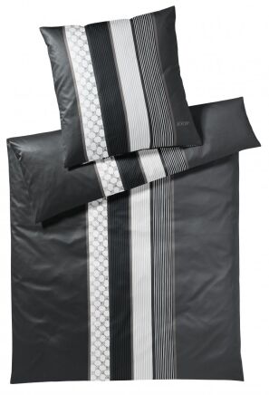 Joop poszewka mako-satin Cornflower stripes deep stone 4069 40x40, 80x80 - 2
