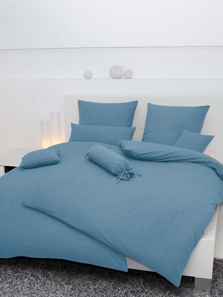 Janine pościel kora satynowa exclusive Piano denimblau 0125 240x220