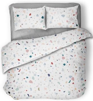 Hop pościel satynowa Terrazzo 220x200 - 3