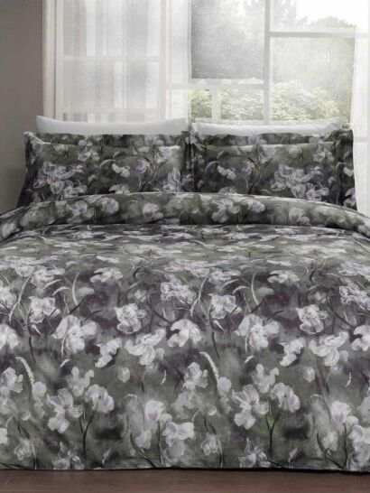 Tivolyo pościel satynowa Gilles oliwka 200x220