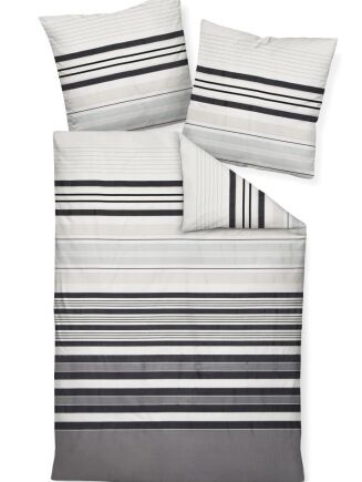 Janine pościel mako-satin Palermo 31155 graphit sand 135x200 - 2