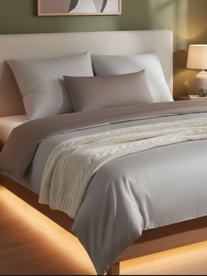 Joop pościel mako-satin Micro Pattern haselnuss 4040 155x200