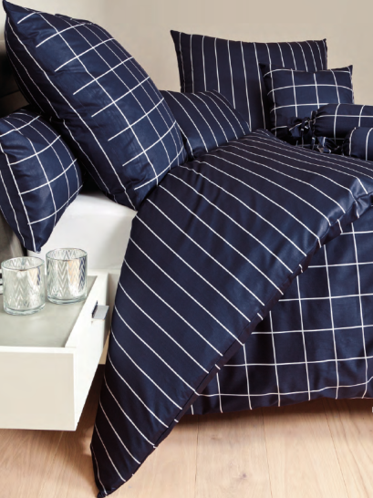 Janine poszewka mako-satyna modernClassic granatowa 39025 15x40, 40x40, 40x80, 80x80