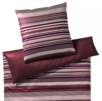 Joop pościel mako-satin Micro lines deep rose 4099 135x200 - 2