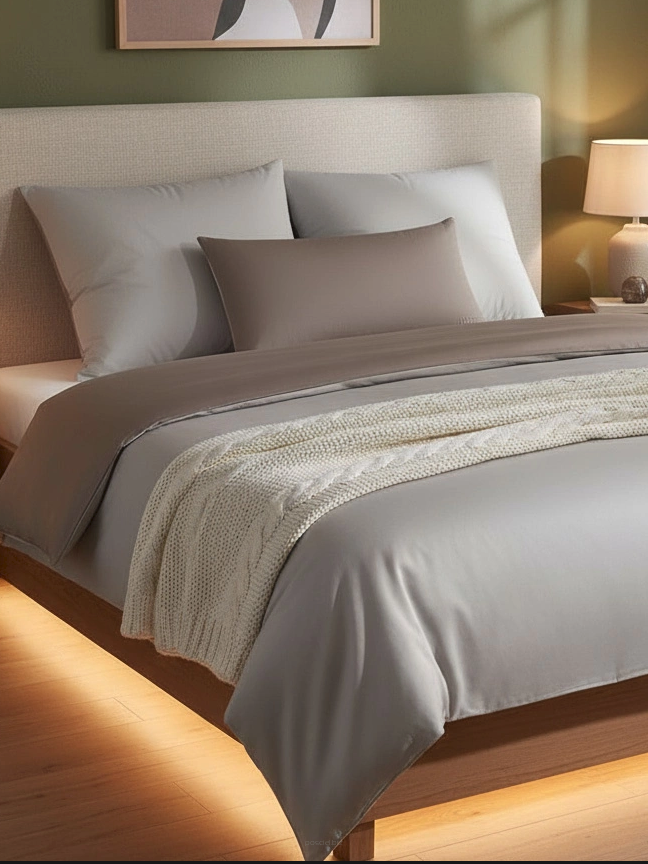 Joop pościel mako-satin Micro Pattern haselnuss 4040  200x220